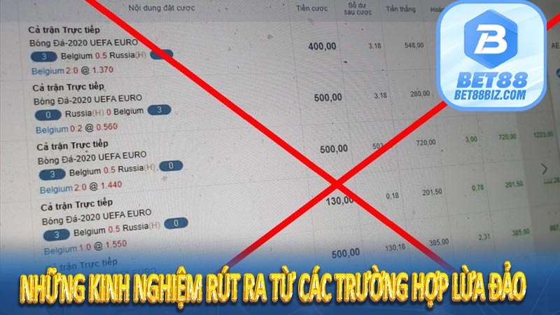 Những kinh nghiệm rút ra từ các trường hợp lừa đảo